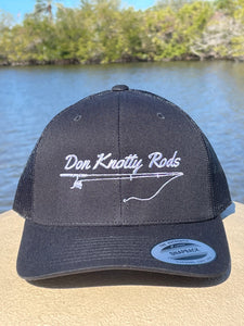 Don Knotty Rods Black Classic Trucker Hat